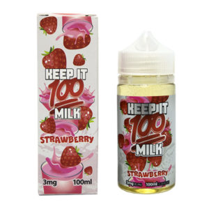 Strawberry Milk 100ml by Keep It 100