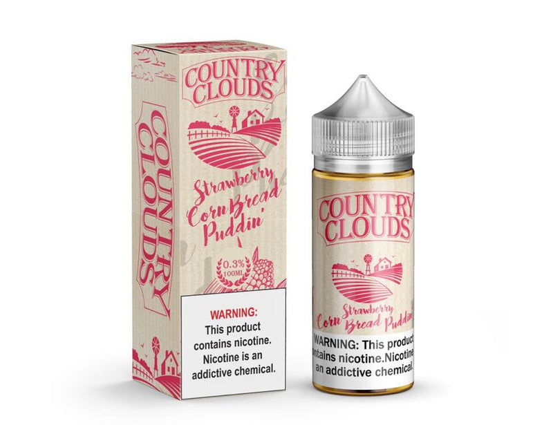 Strawberry Corn Bread Puddin 100ml by Country Clouds