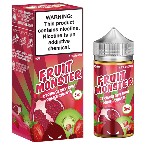 Strawberry Kiwi Pomegranate 100ml by Fruit Monster