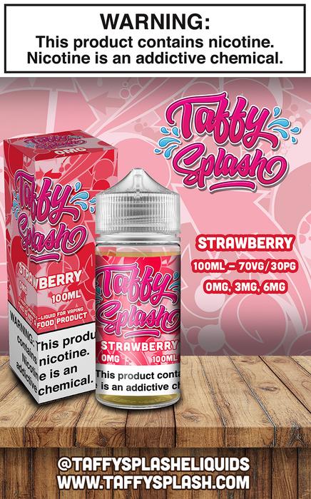 Strawberry 100ml by Taffy Splash
